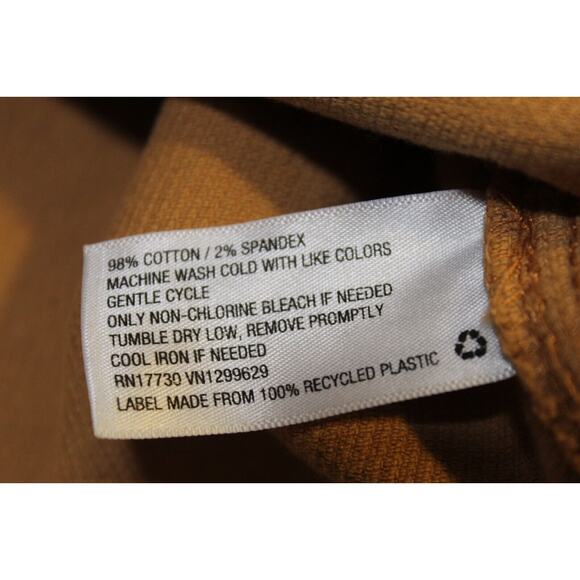 Wild Fable Mini Skirt Women's 4 Tan/Brown Corduroy Pockets Button Front - Picture 4 of 8